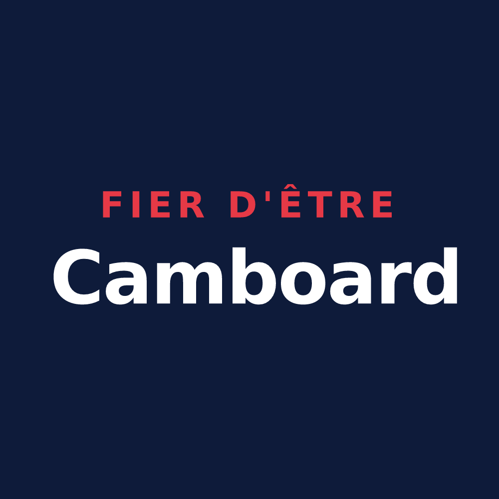 T-shirt « Fier d'être Camboard » — design pour Cambo-les-Bains
