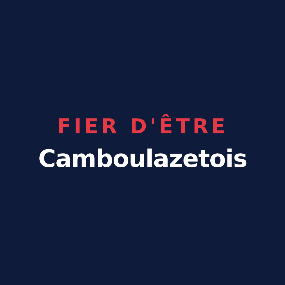 T-shirt « Fier d'être Camboulazetois » — design pour Camboulazet