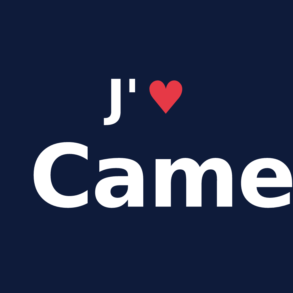 T-shirt personnalisé Came — design J'aime Came
