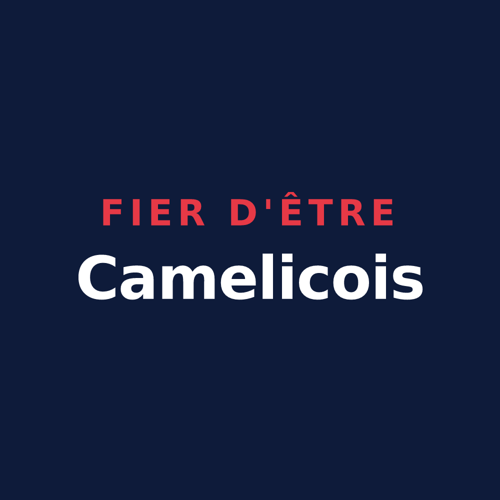 T-shirt « Fier d'être Camelicois » — design pour Camelin