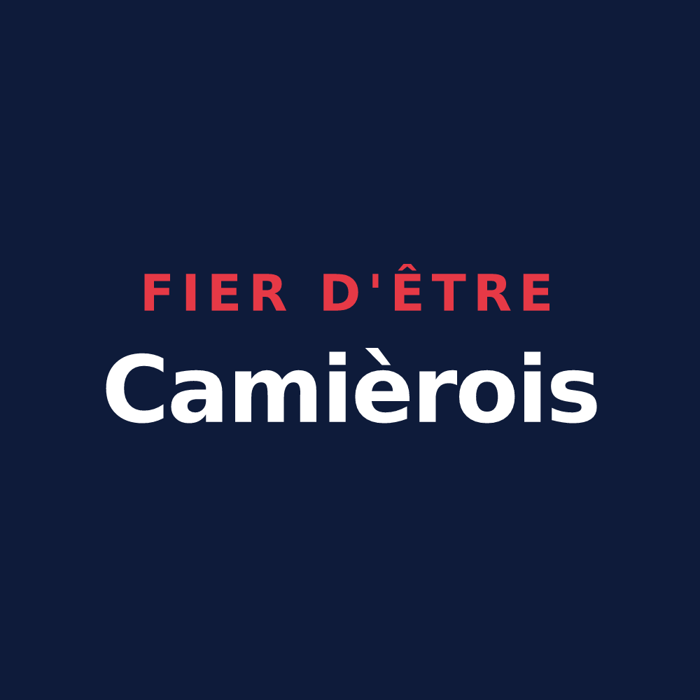 T-shirt « Fier d'être Camièrois » — design pour Camiers