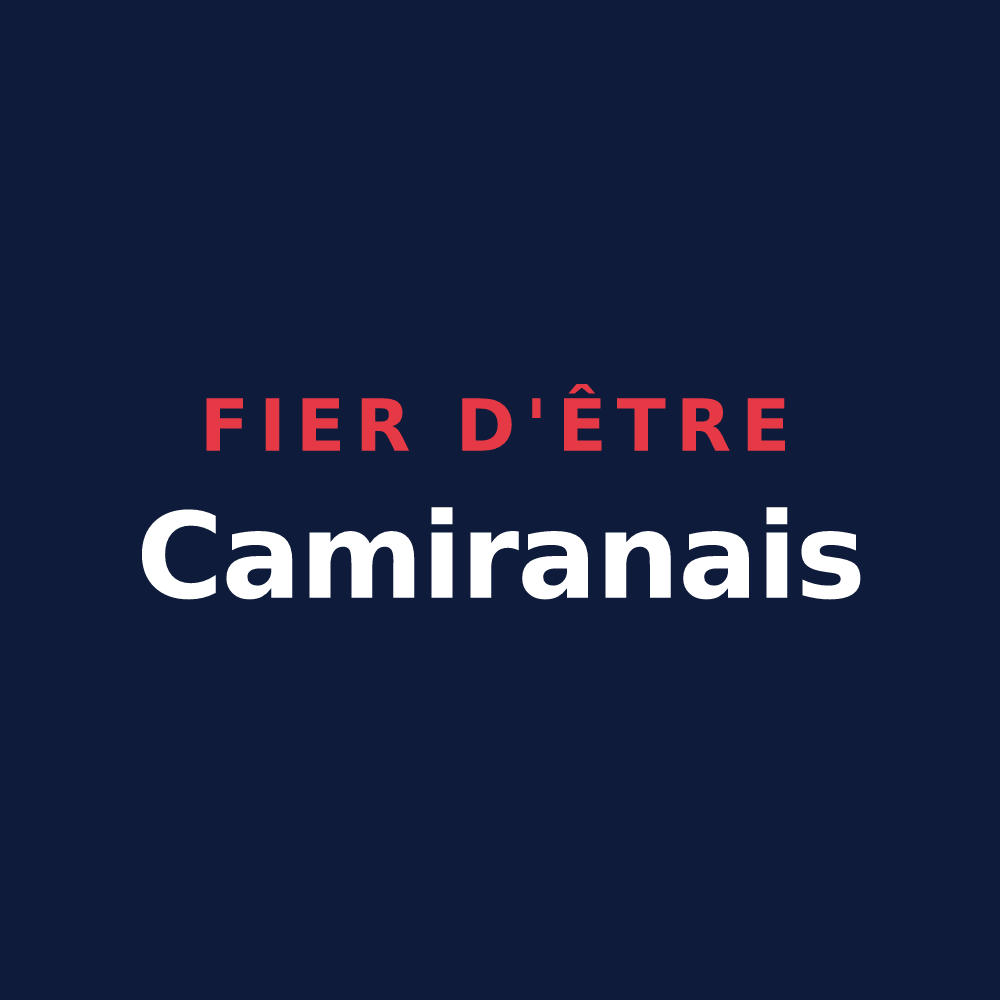 T-shirt « Fier d'être Camiranais » — design pour Camiran