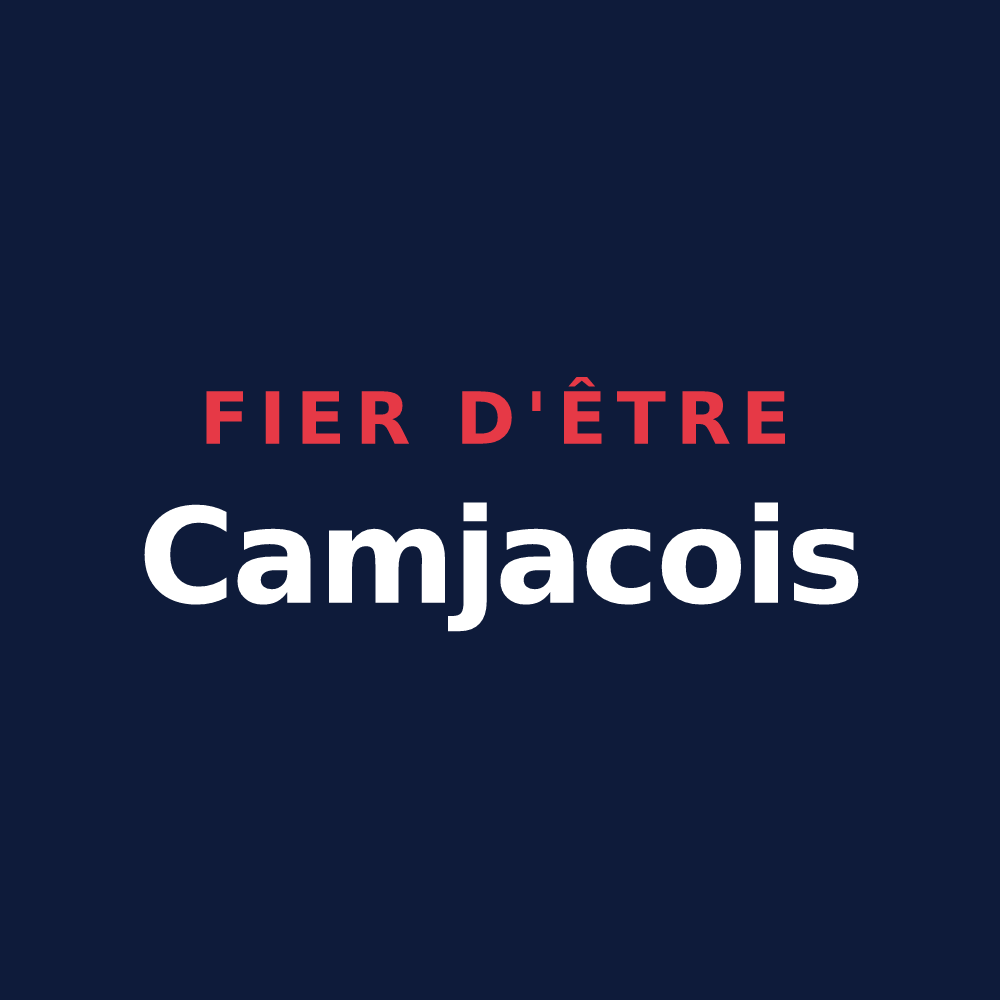 T-shirt « Fier d'être Camjacois » — design pour Camjac