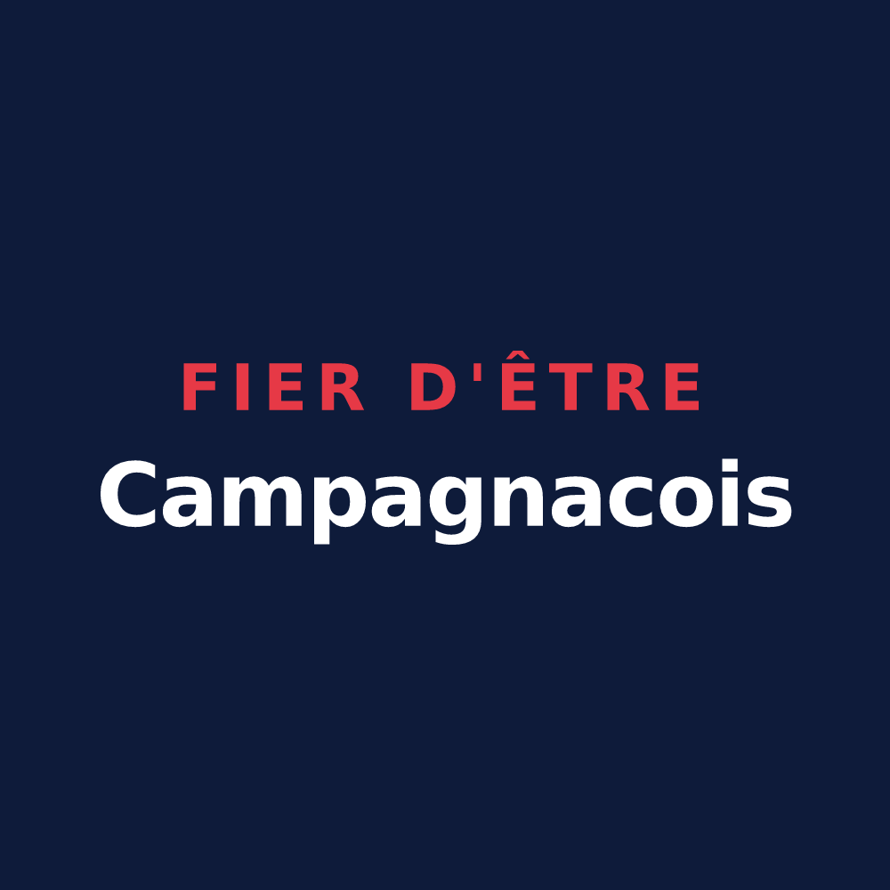 T-shirt « Fier d'être Campagnacois » — design pour Campagnac-lès-Quercy