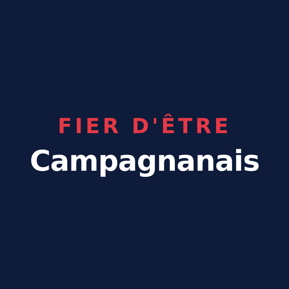 T-shirt « Fier d'être Campagnanais » — design pour Campagnan