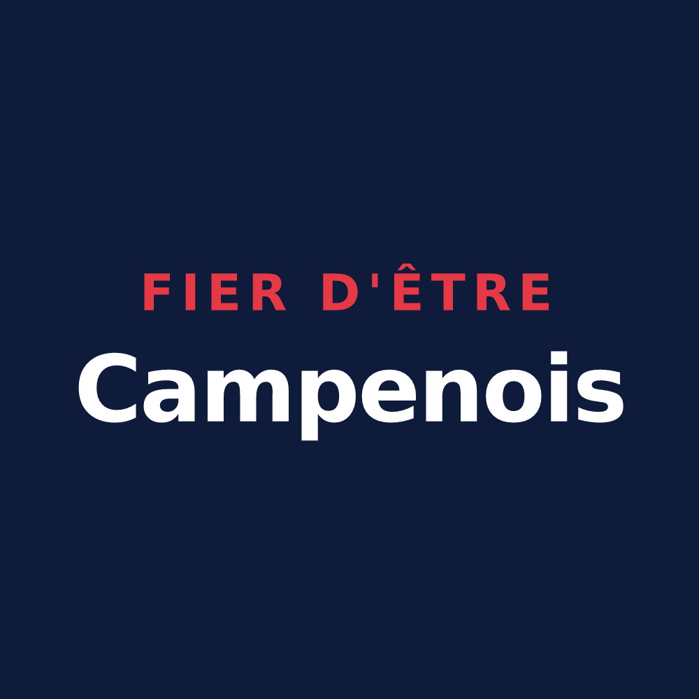 T-shirt « Fier d'être Campenois » — design pour Campagne