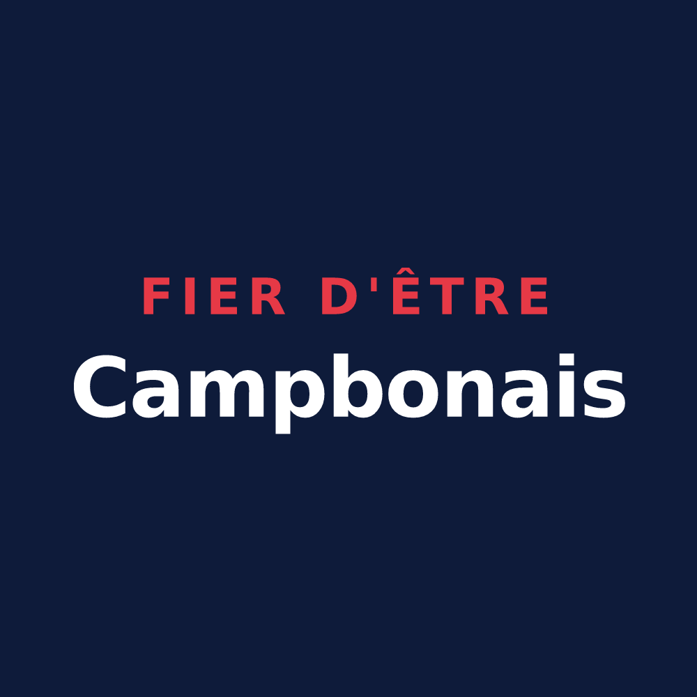 T-shirt « Fier d'être Campbonais » — design pour Campbon