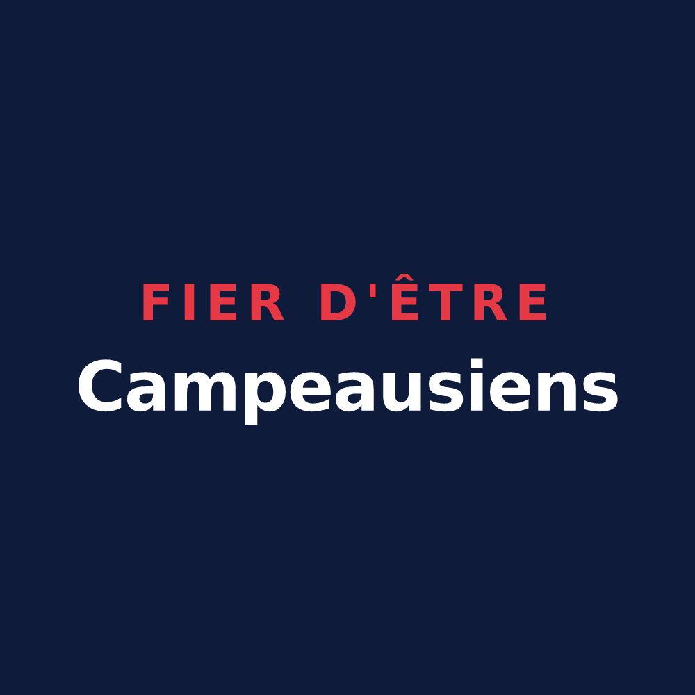 T-shirt « Fier d'être Campeausiens » — design pour Campeaux