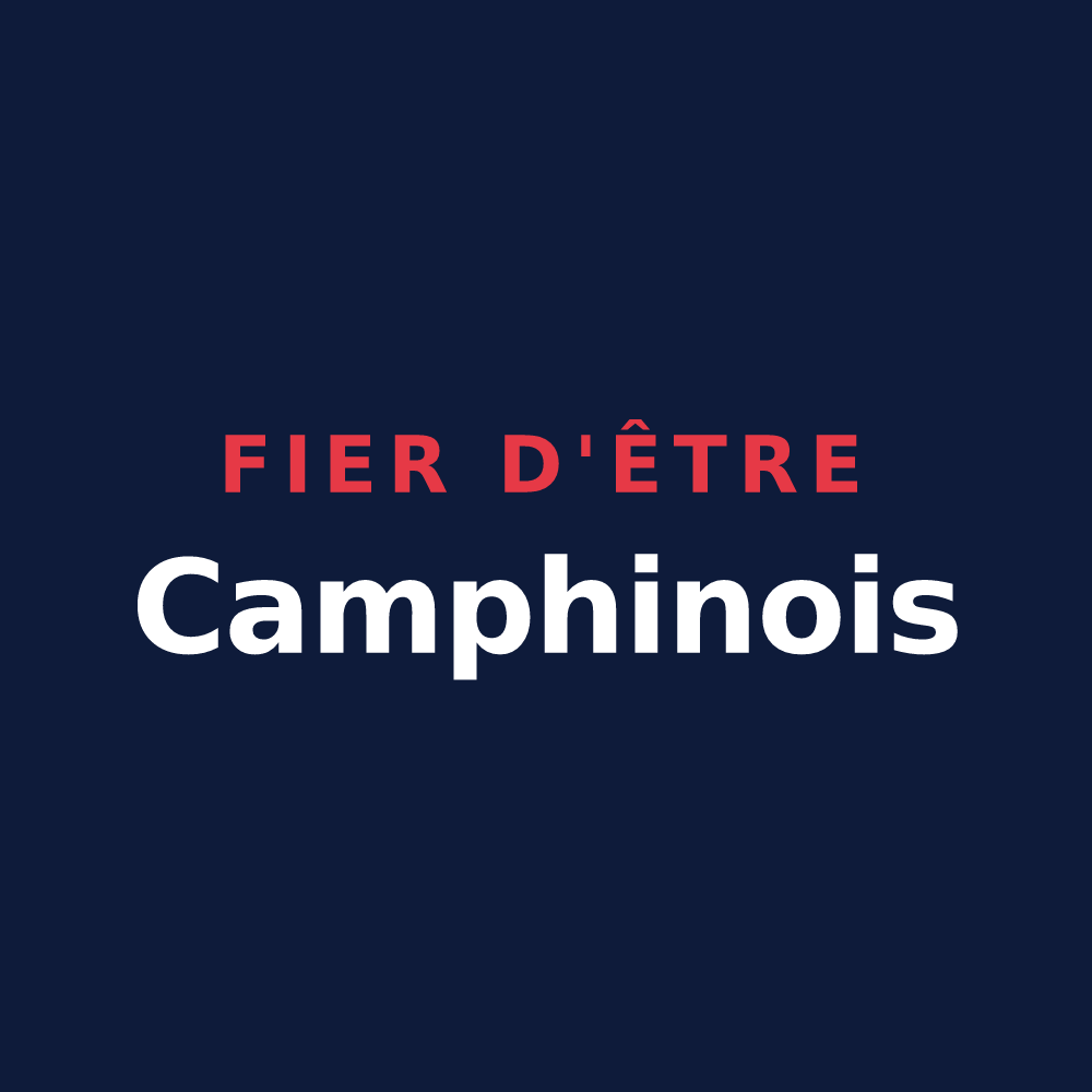 T-shirt « Fier d'être Camphinois » — design pour Camphin-en-Carembault