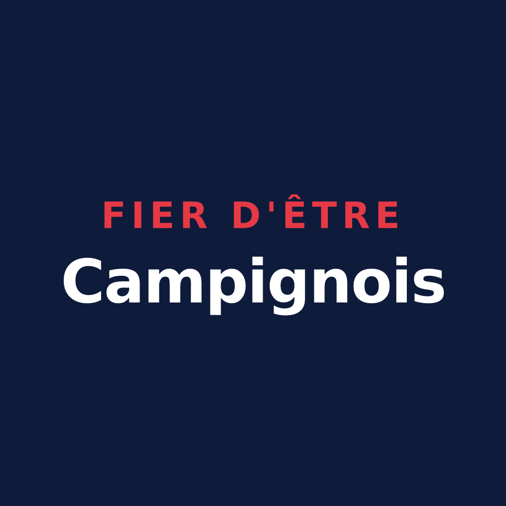 T-shirt « Fier d'être Campignois » — design pour Campigny