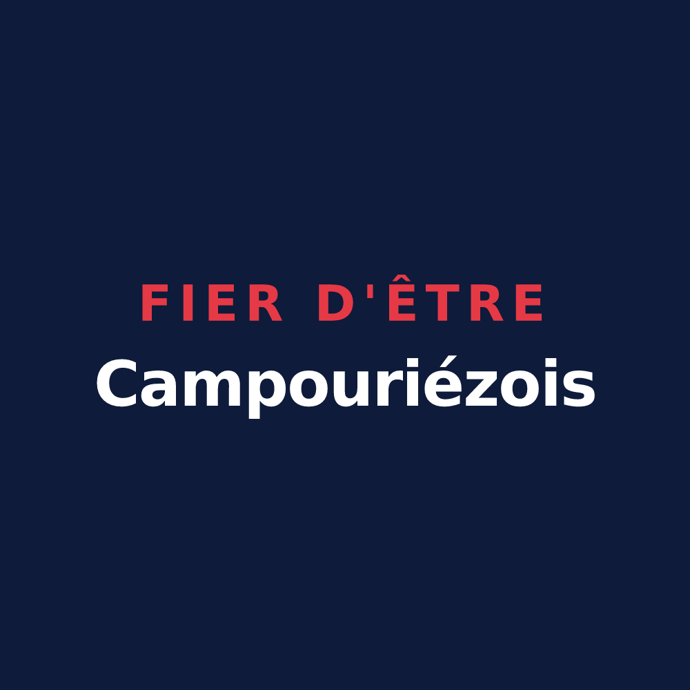 T-shirt « Fier d'être Campouriézois » — design pour Campouriez