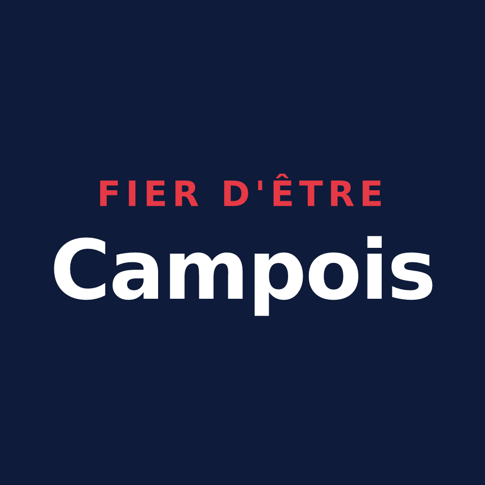T-shirt « Fier d'être Campois » — design pour Camps-sur-l'Agly