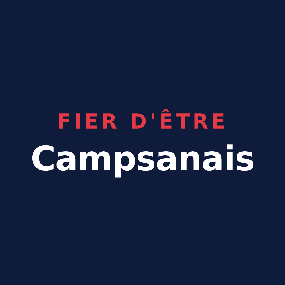 T-shirt « Fier d'être Campsanais » — design pour Campsas