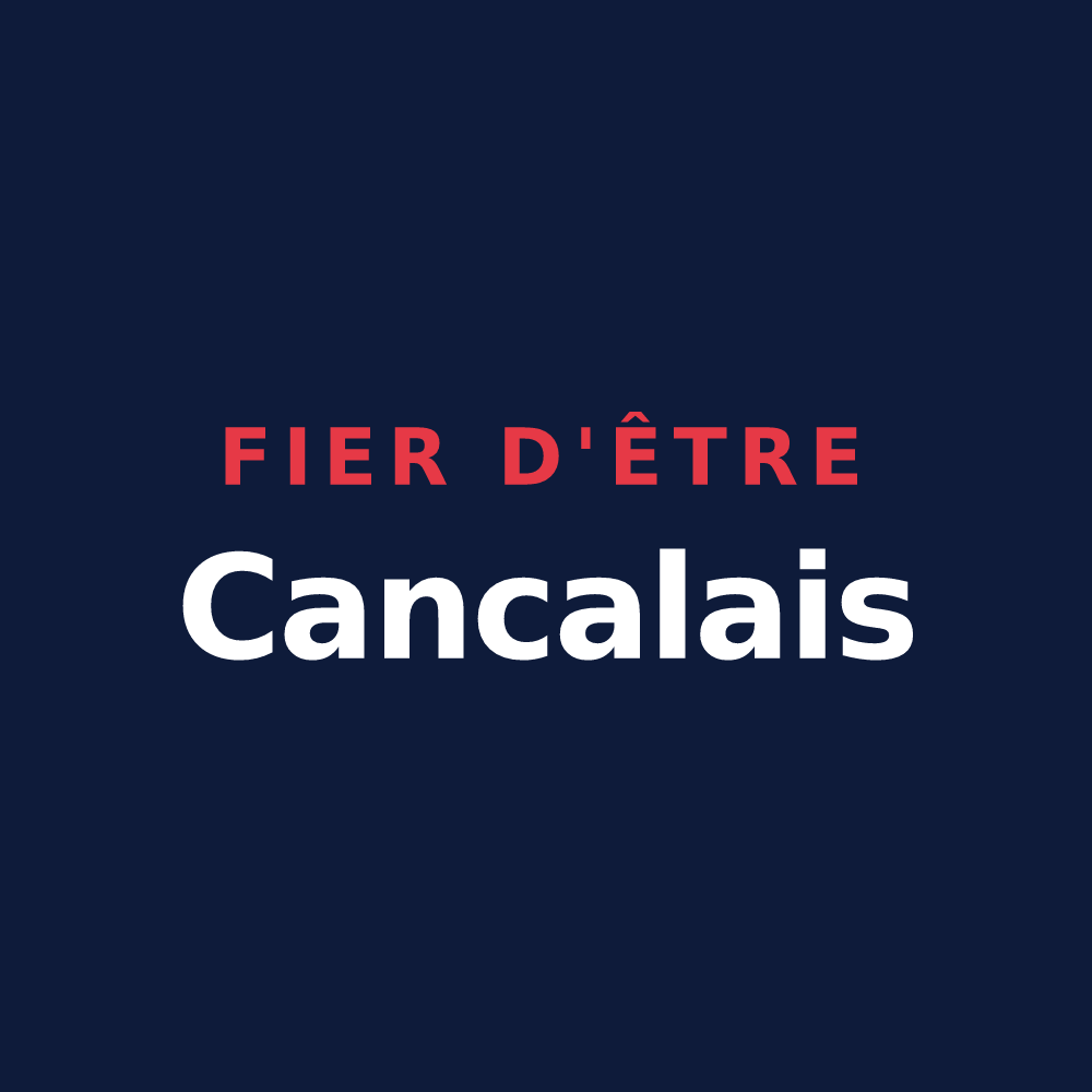 T-shirt « Fier d'être Cancalais » — design pour Cancale