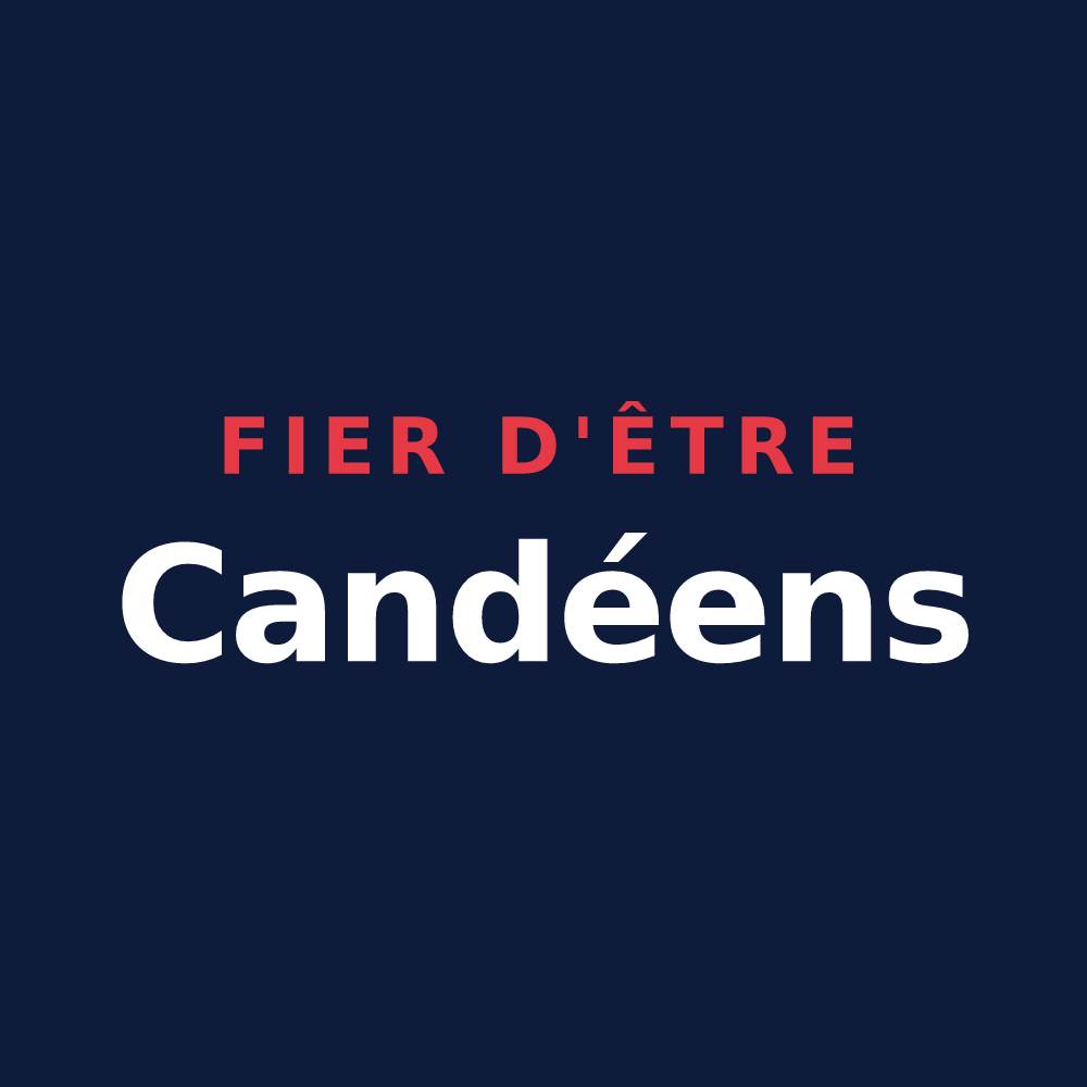 T-shirt « Fier d'être Candéens » — design pour Candé-sur-Beuvron
