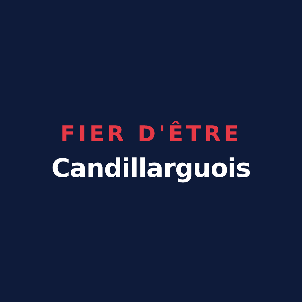 T-shirt « Fier d'être Candillarguois » — design pour Candillargues