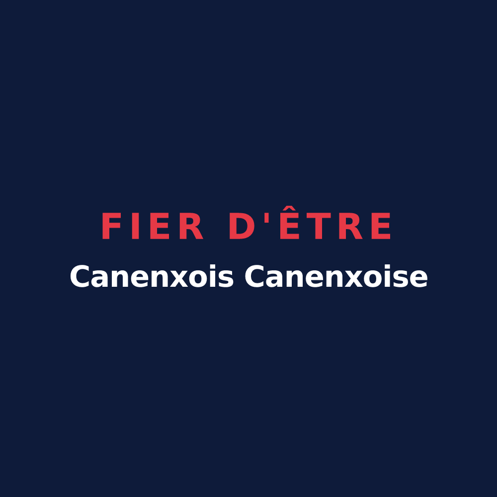 T-shirt « Fier d'être Canenxois Canenxoise » — design pour Canenx-et-Réaut