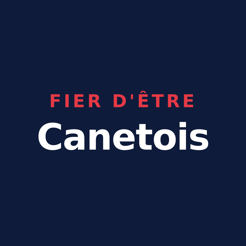 T-shirt « Fier d'être Canetois » — design pour Canet