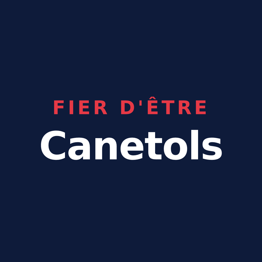 T-shirt « Fier d'être Canetols » — design pour Canet-de-Salars