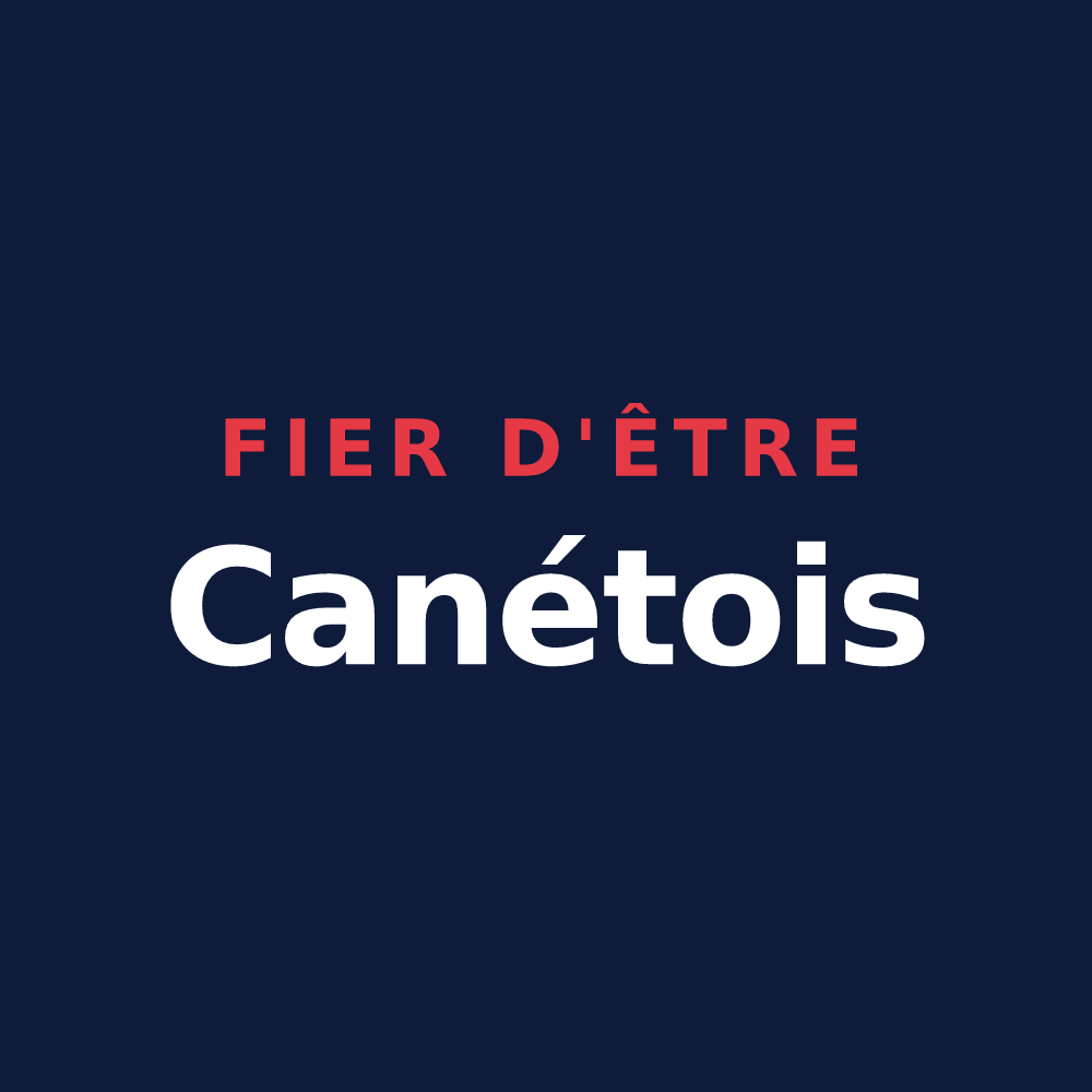 T-shirt « Fier d'être Canétois » — design pour Canet-en-Roussillon