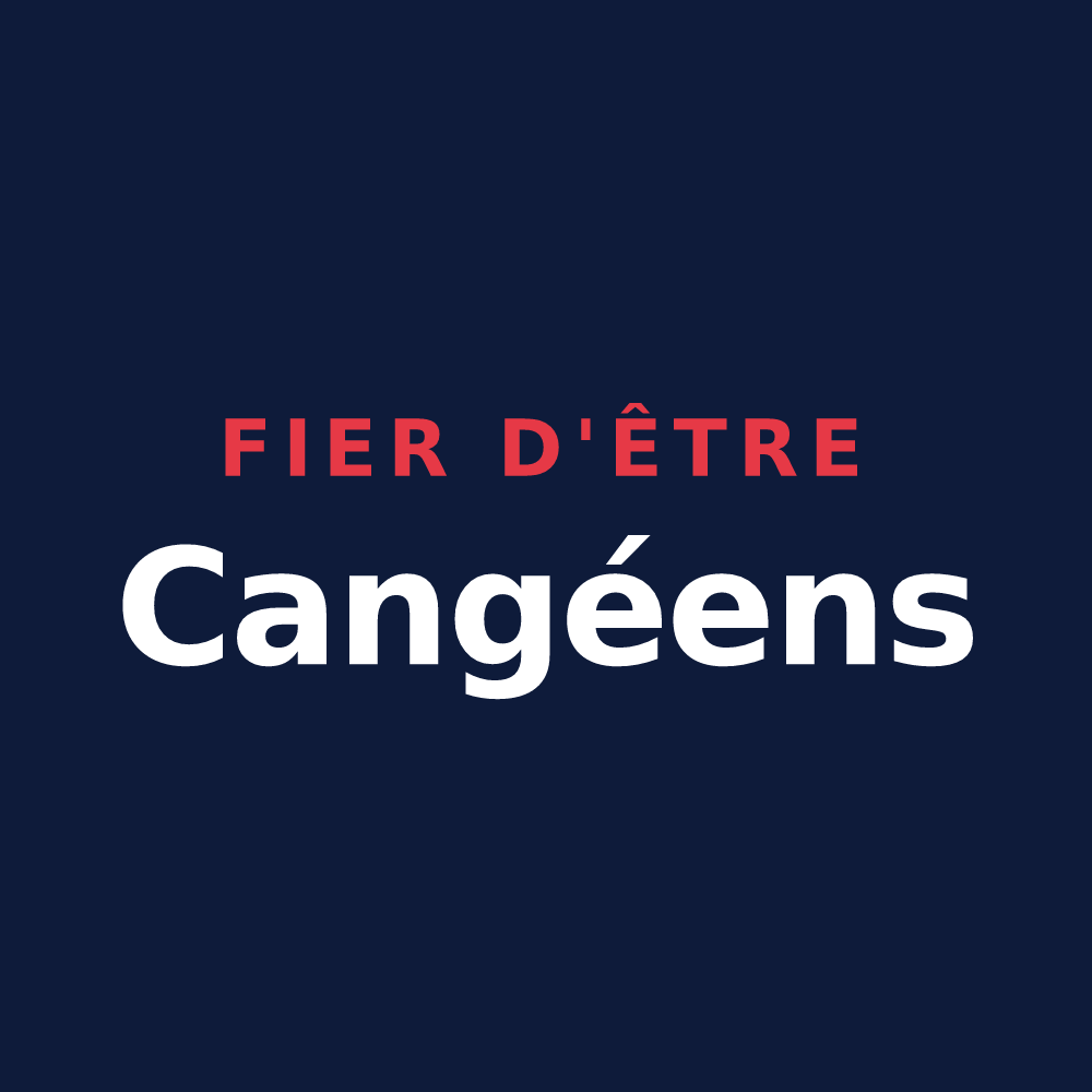 T-shirt « Fier d'être Cangéens » — design pour Cangey