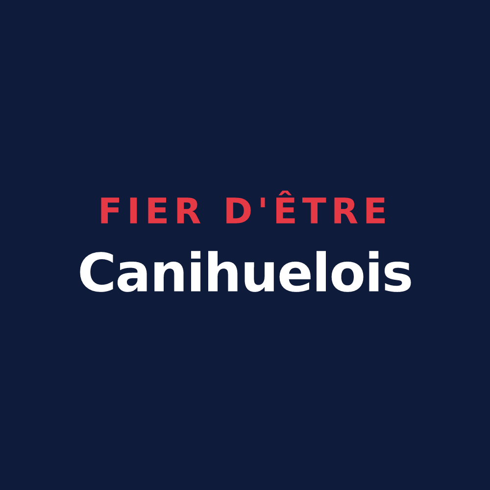 T-shirt « Fier d'être Canihuelois » — design pour Canihuel