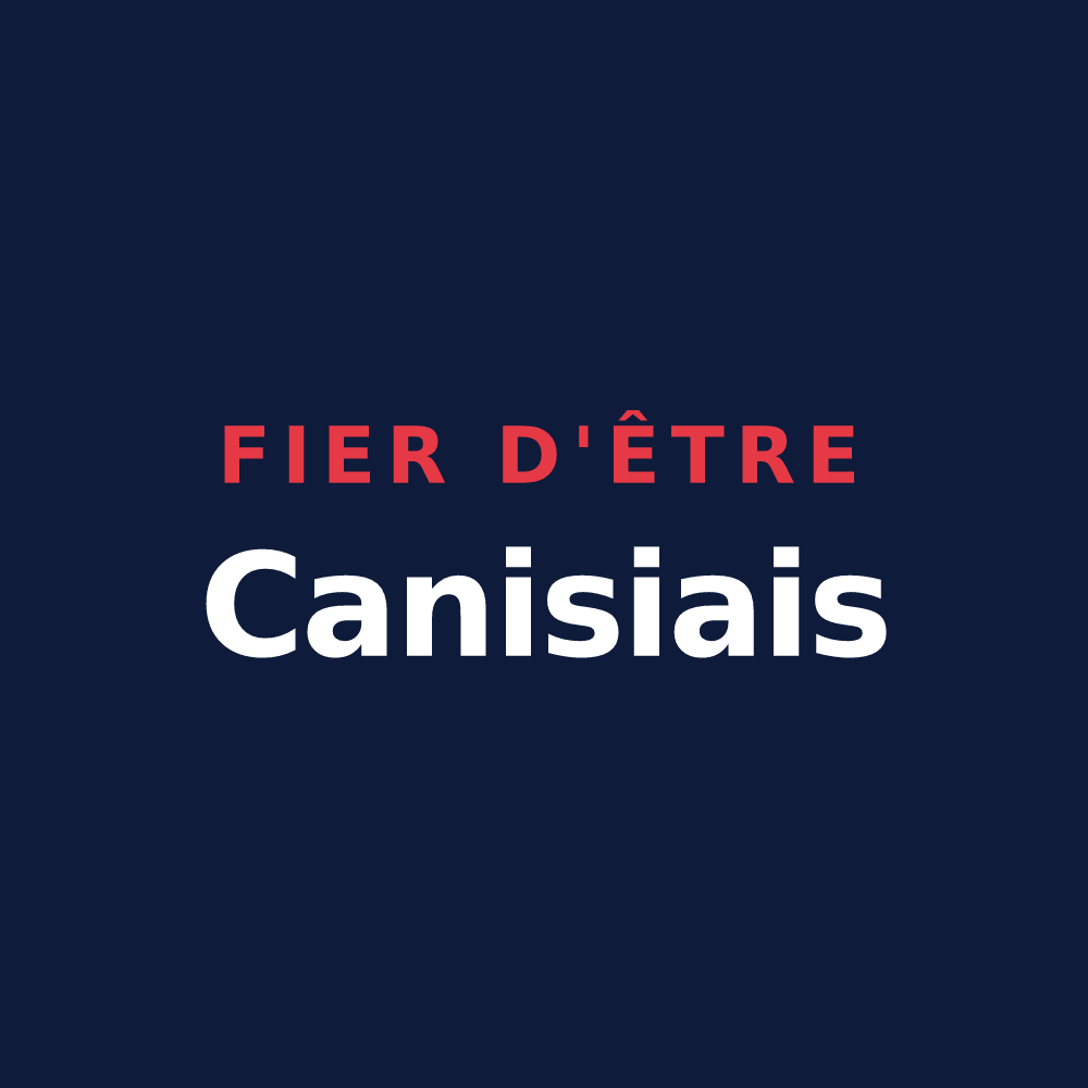 T-shirt « Fier d'être Canisiais » — design pour Canisy