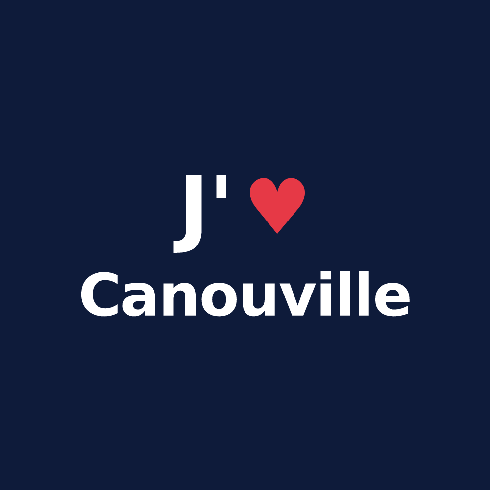 T-shirt personnalisé Canouville — design J'aime Canouville
