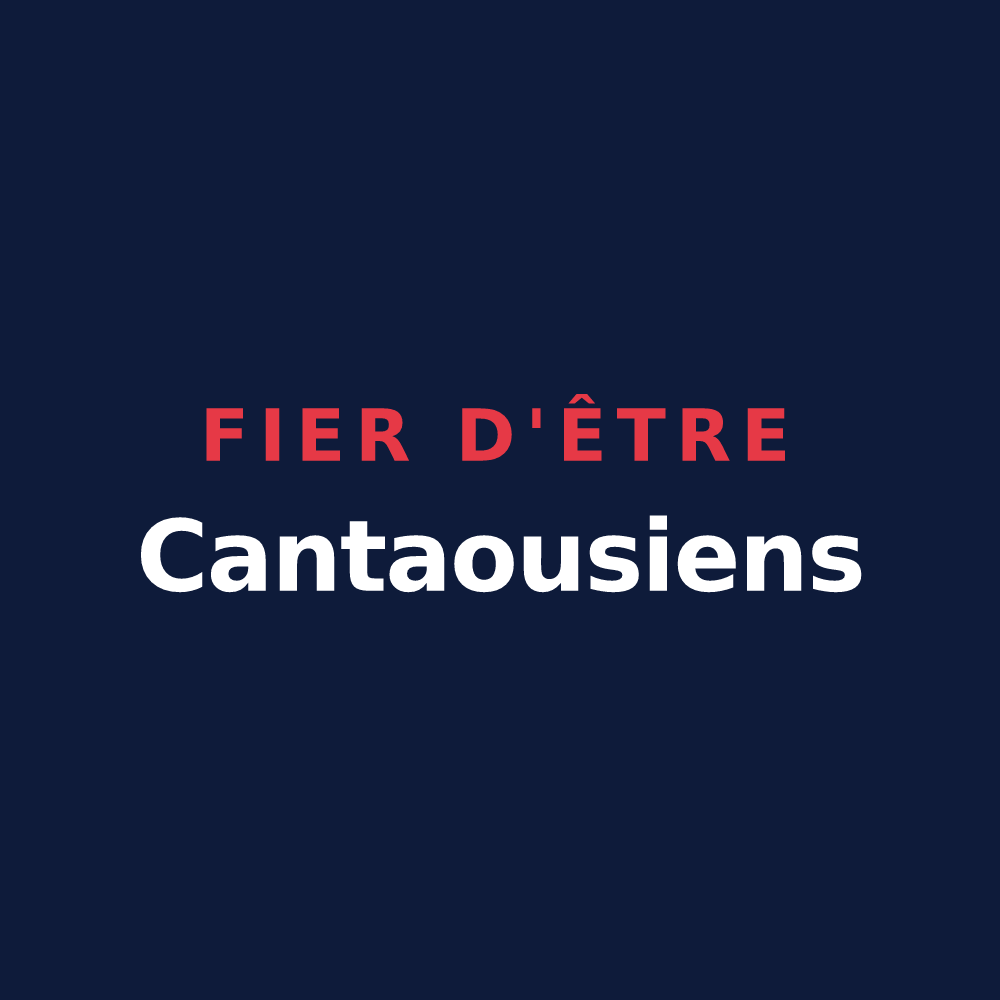 T-shirt « Fier d'être Cantaousiens » — design pour Cantaous