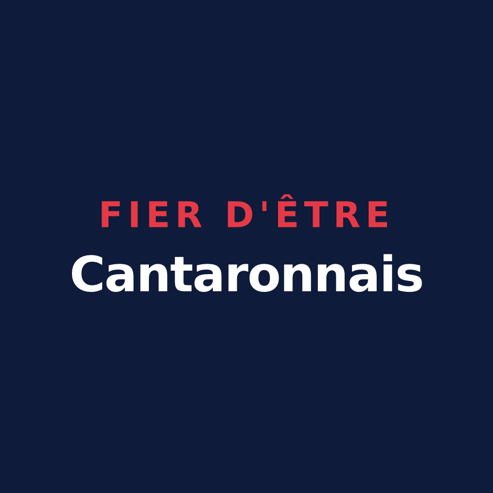 T-shirt « Fier d'être Cantaronnais » — design pour Cantaron
