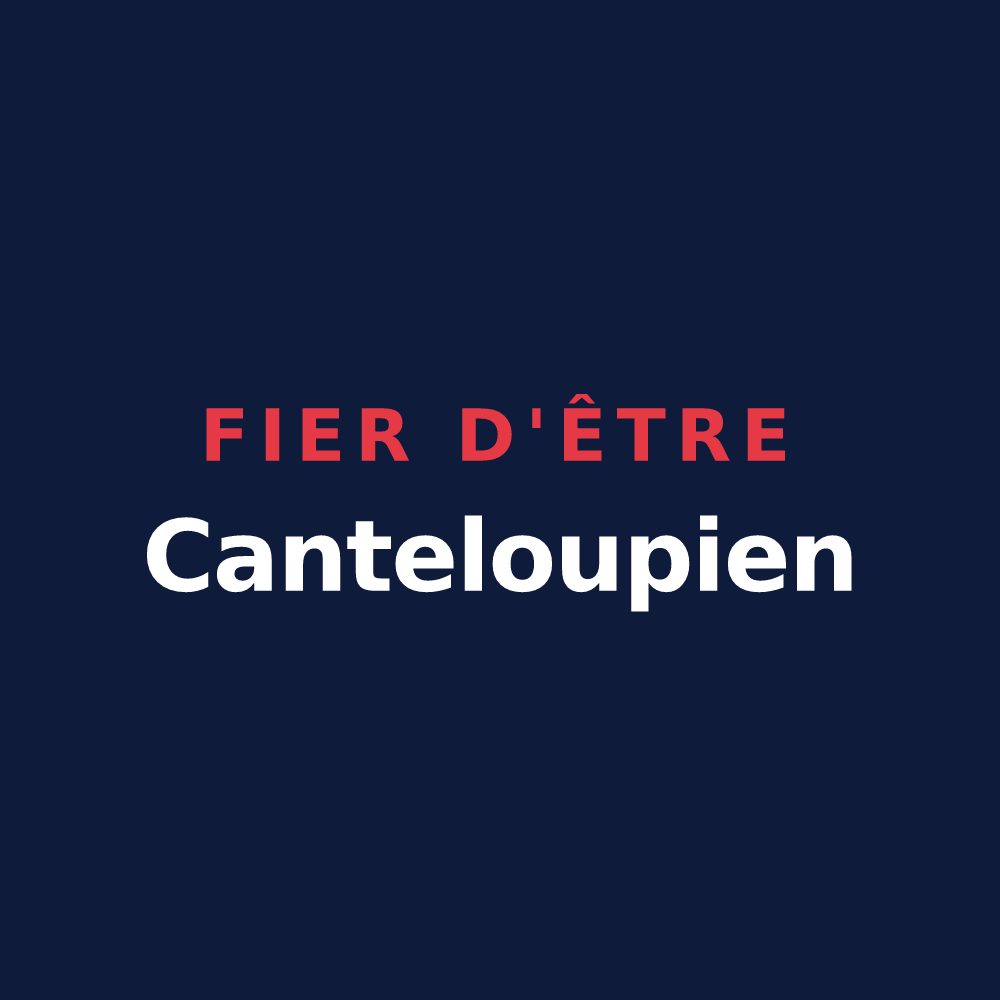 T-shirt « Fier d'être Canteloupien » — design pour Canteloup