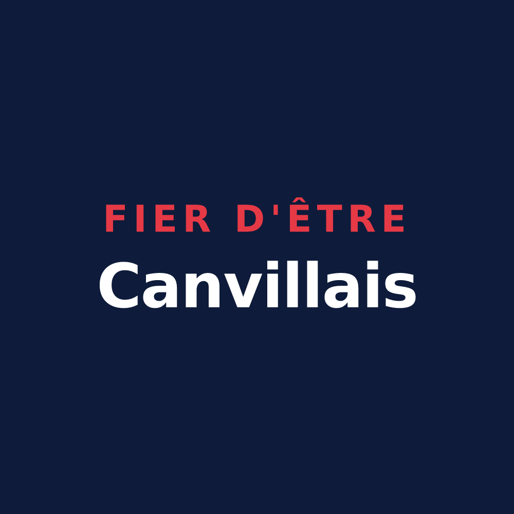T-shirt « Fier d'être Canvillais » — design pour Canville-la-Rocque