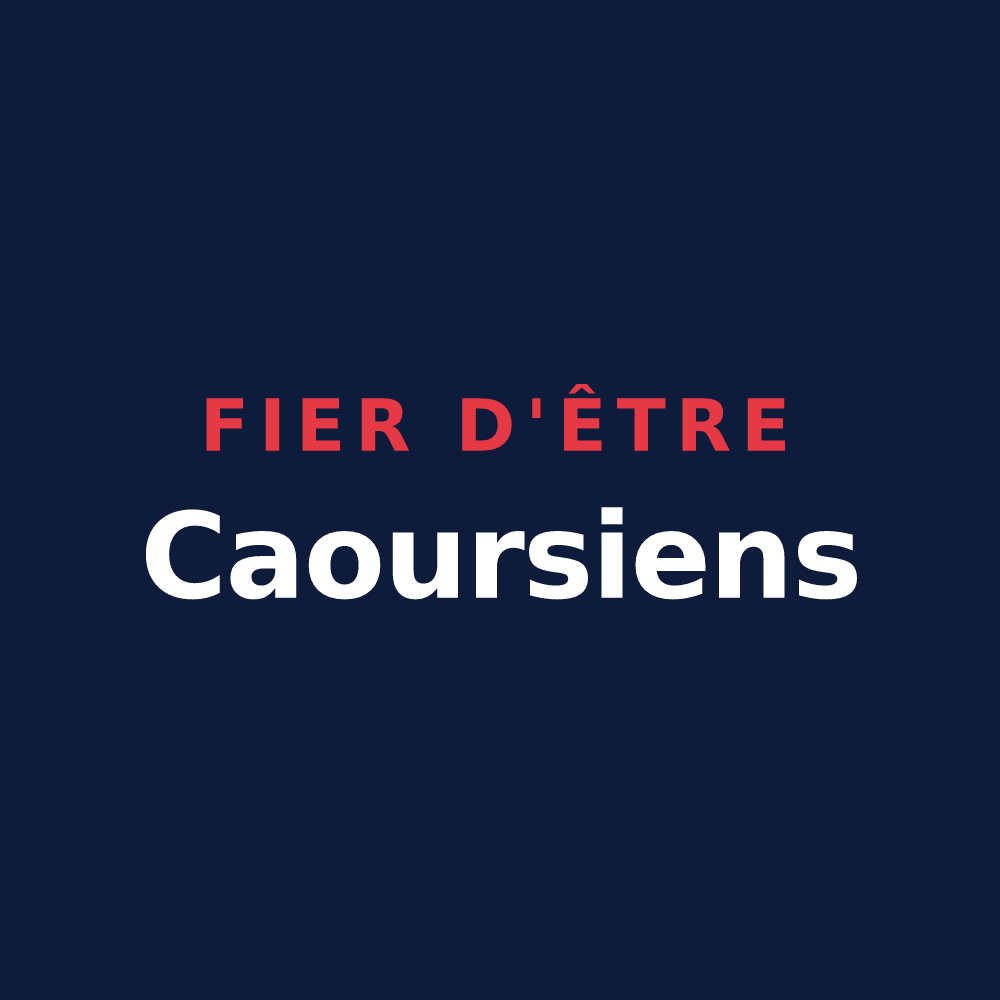 T-shirt « Fier d'être Caoursiens » — design pour Caours