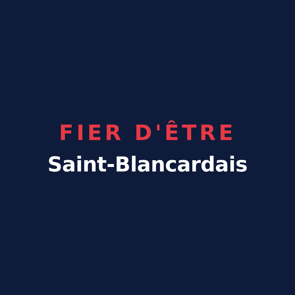T-shirt « Fier d'être Saint-Blancardais » — design pour Cap d'Astarac