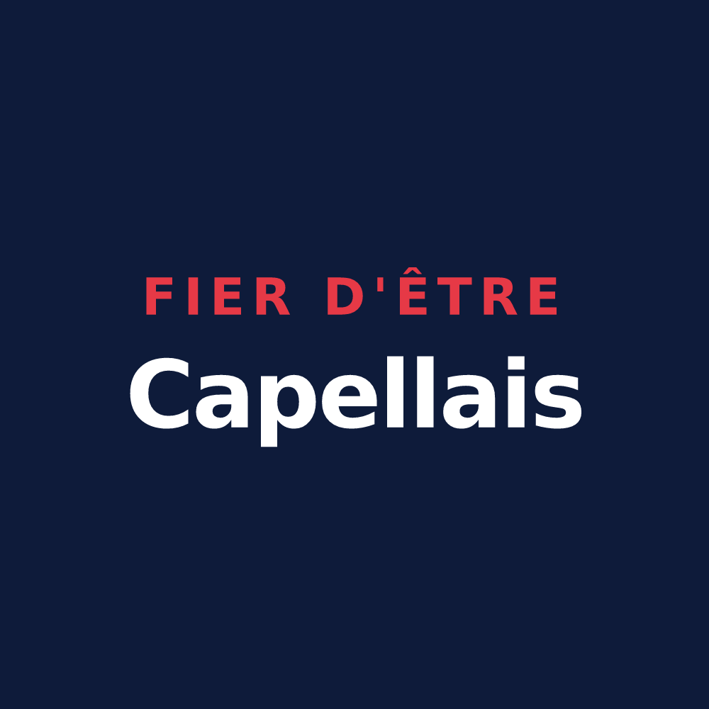 T-shirt « Fier d'être Capellais » — design pour Capelle-les-Grands