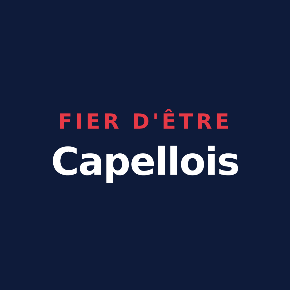T-shirt « Fier d'être Capellois » — design pour Capelle