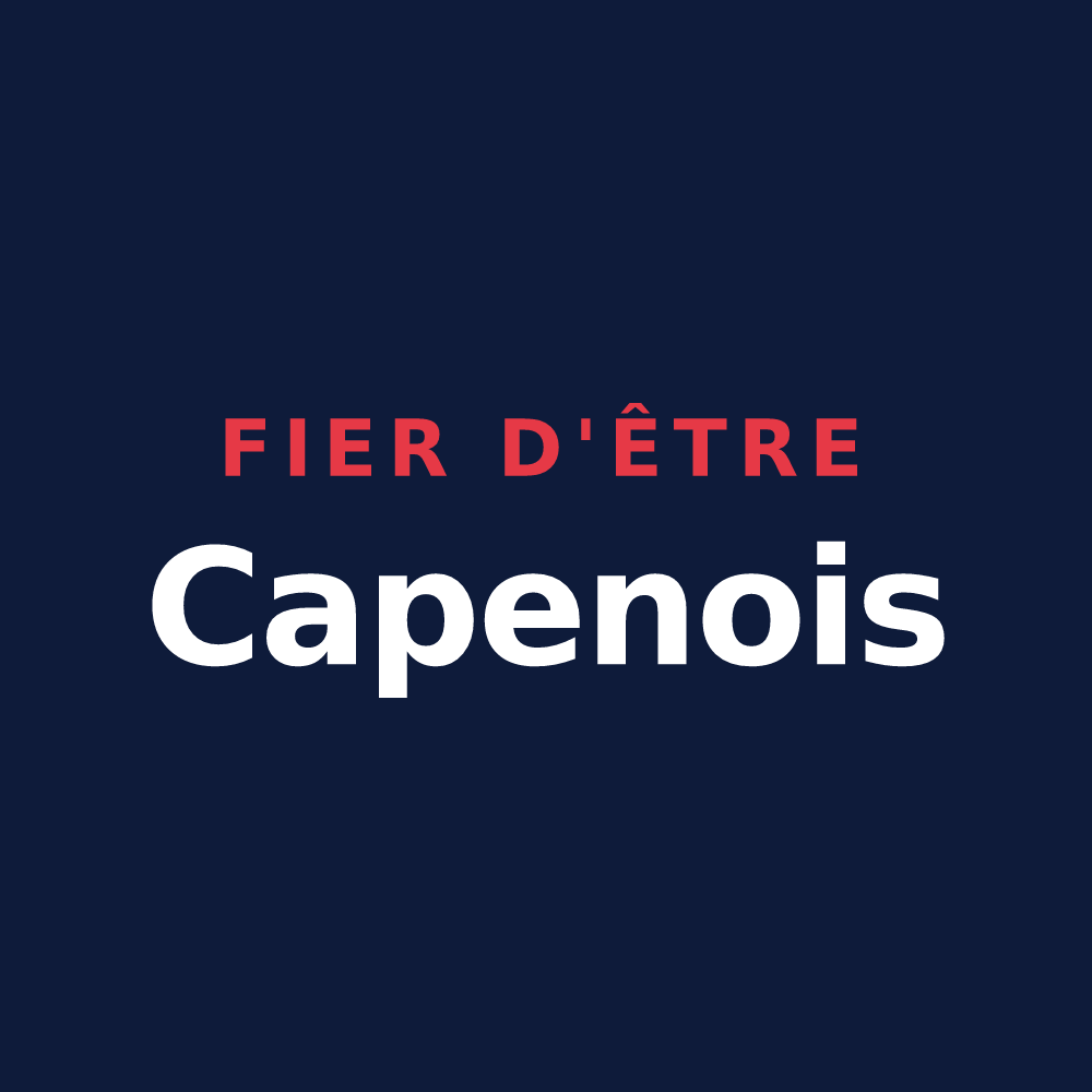 T-shirt « Fier d'être Capenois » — design pour Capens