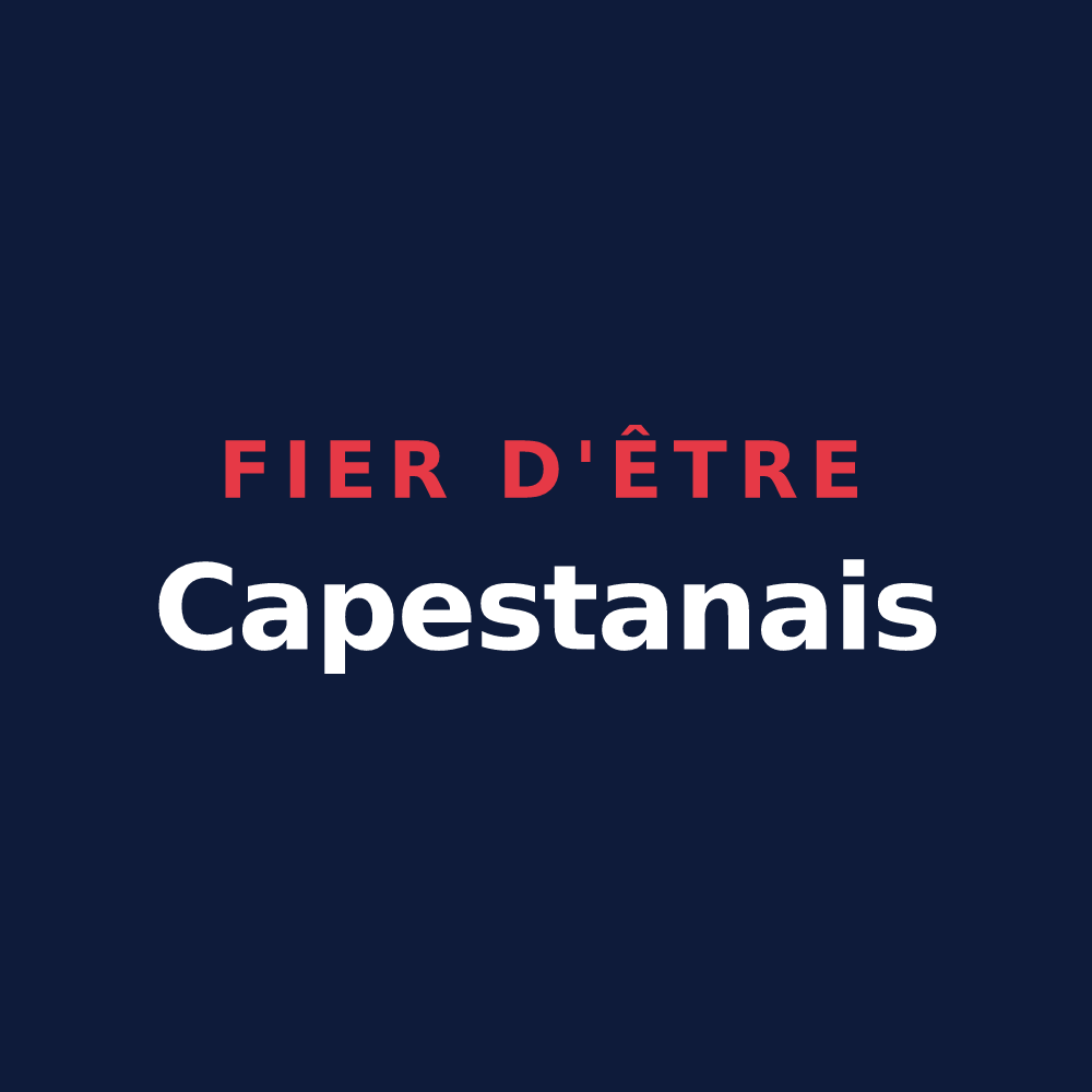T-shirt « Fier d'être Capestanais » — design pour Capestang