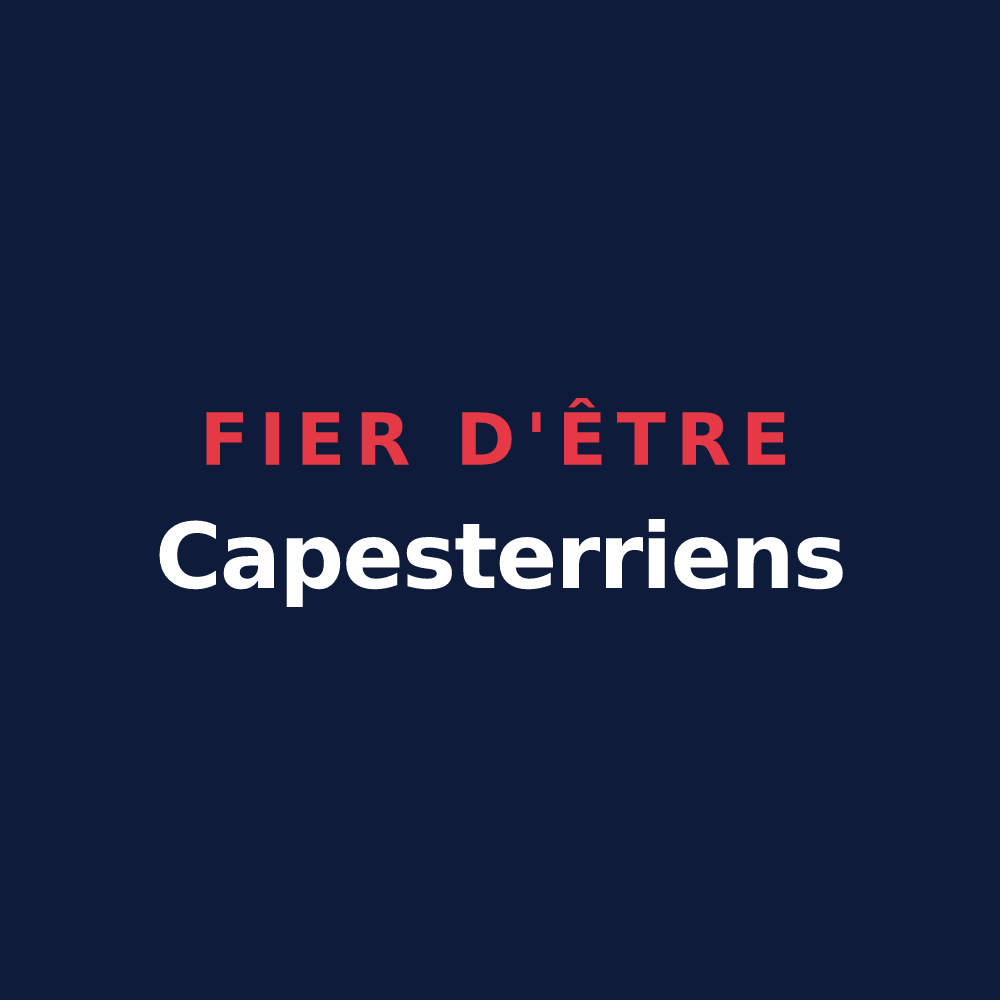 T-shirt « Fier d'être Capesterriens » — design pour Capesterre-Belle-Eau