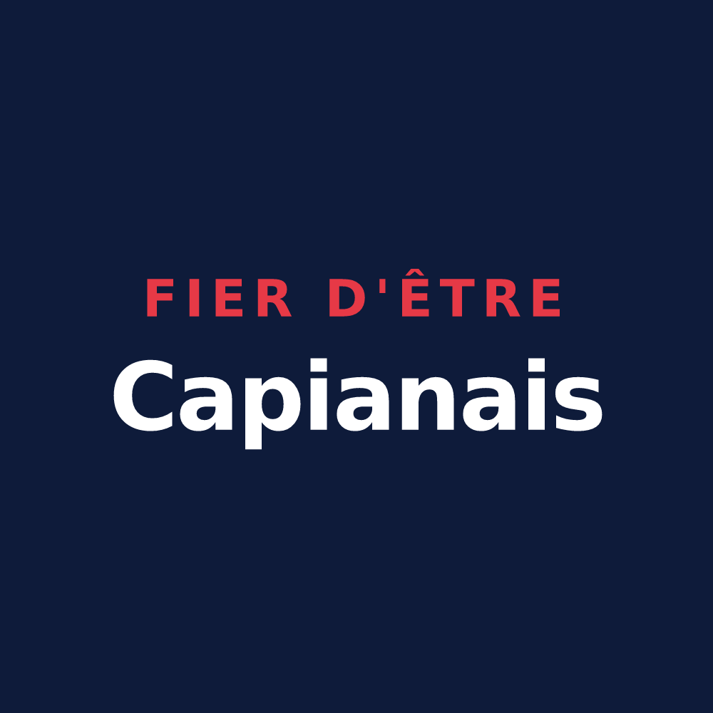 T-shirt « Fier d'être Capianais » — design pour Capian