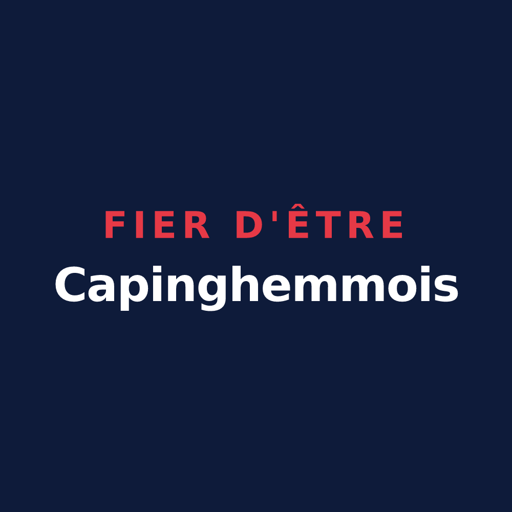 T-shirt « Fier d'être Capinghemmois » — design pour Capinghem