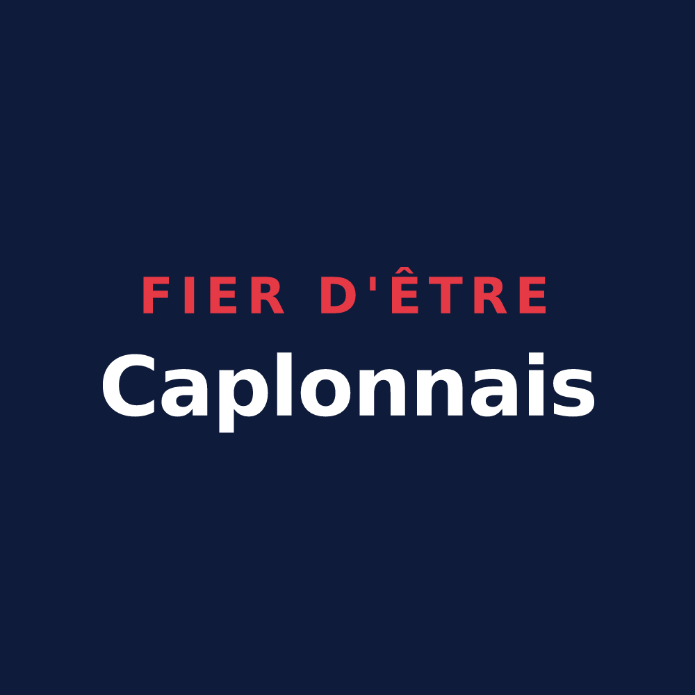 T-shirt « Fier d'être Caplonnais » — design pour Caplong