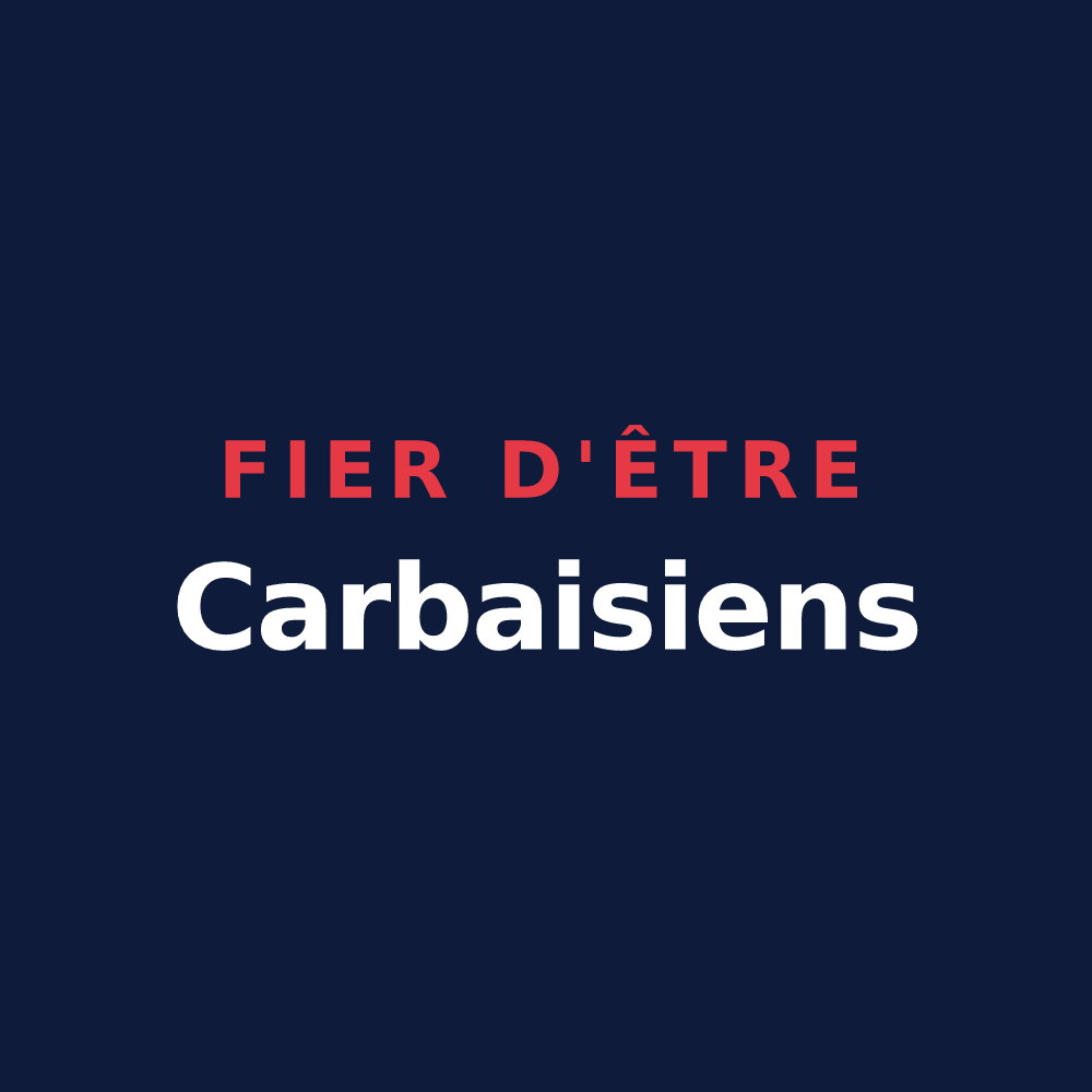 T-shirt « Fier d'être Carbaisiens » — design pour Carbay