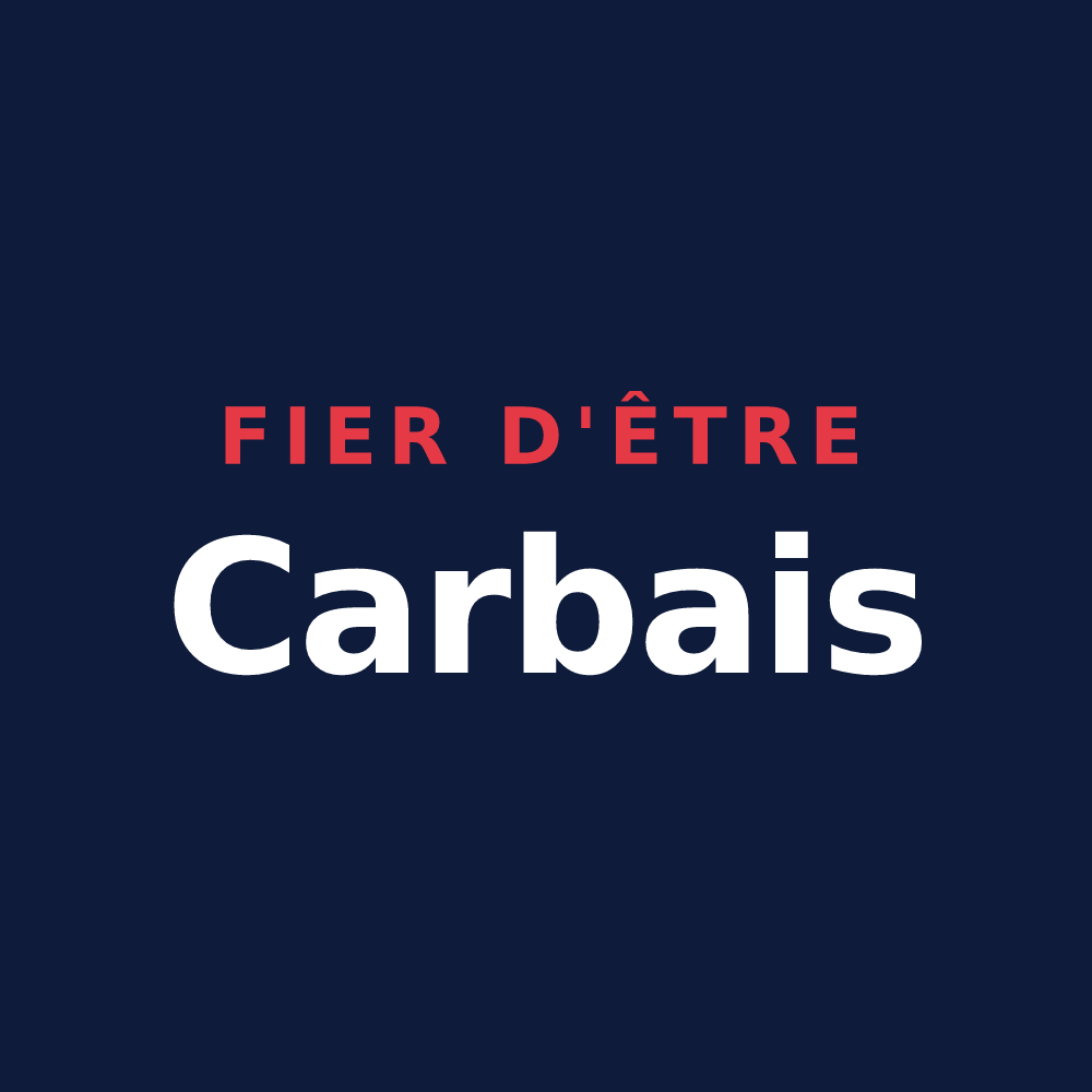 T-shirt « Fier d'être Carbais » — design pour Carbes