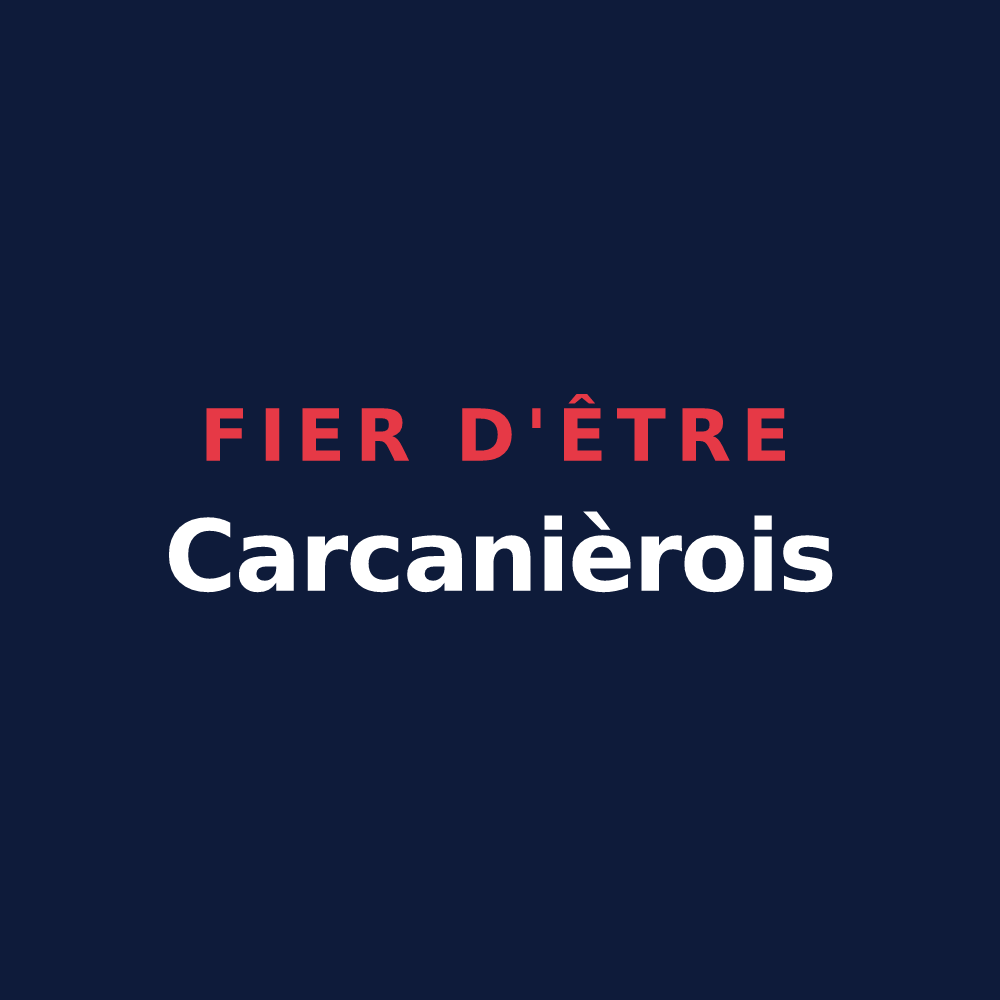 T-shirt « Fier d'être Carcanièrois » — design pour Carcanières