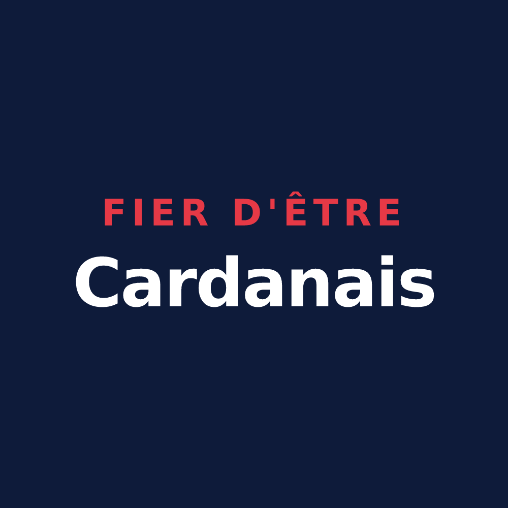 T-shirt « Fier d'être Cardanais » — design pour Cardan