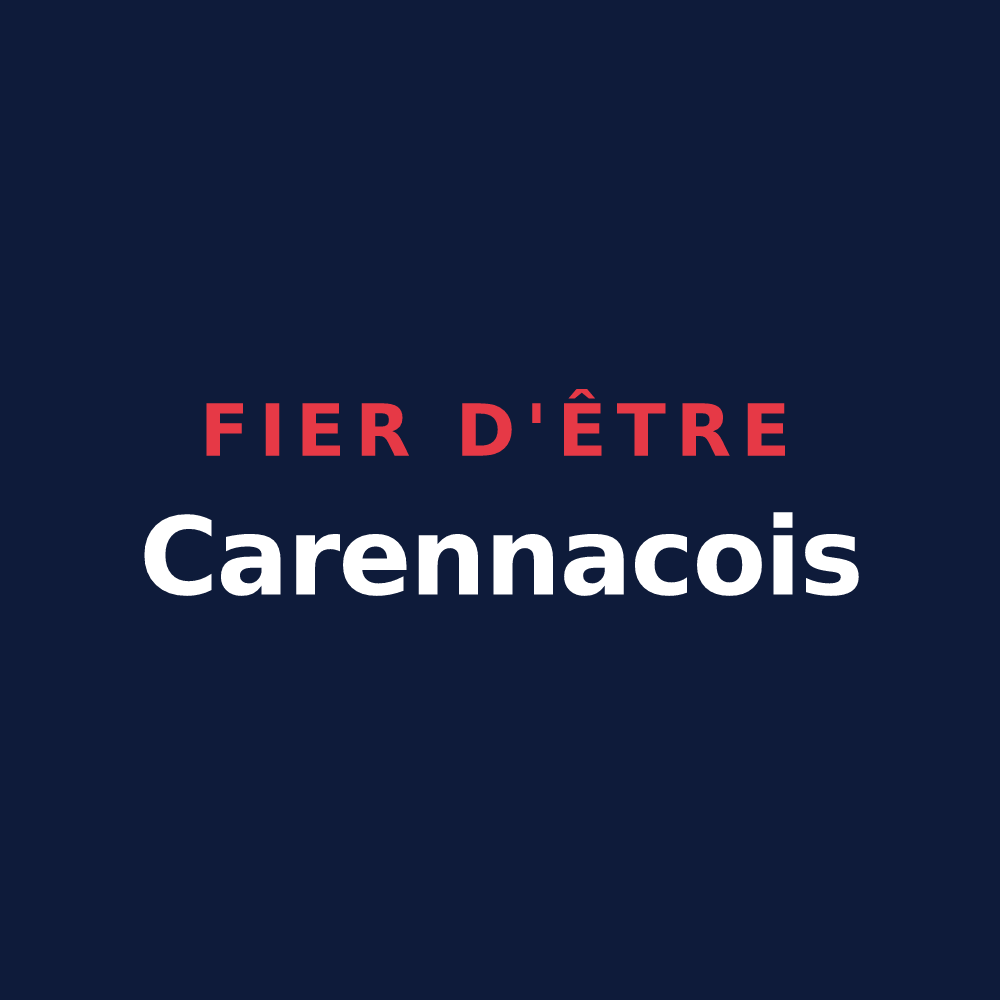 T-shirt « Fier d'être Carennacois » — design pour Carennac