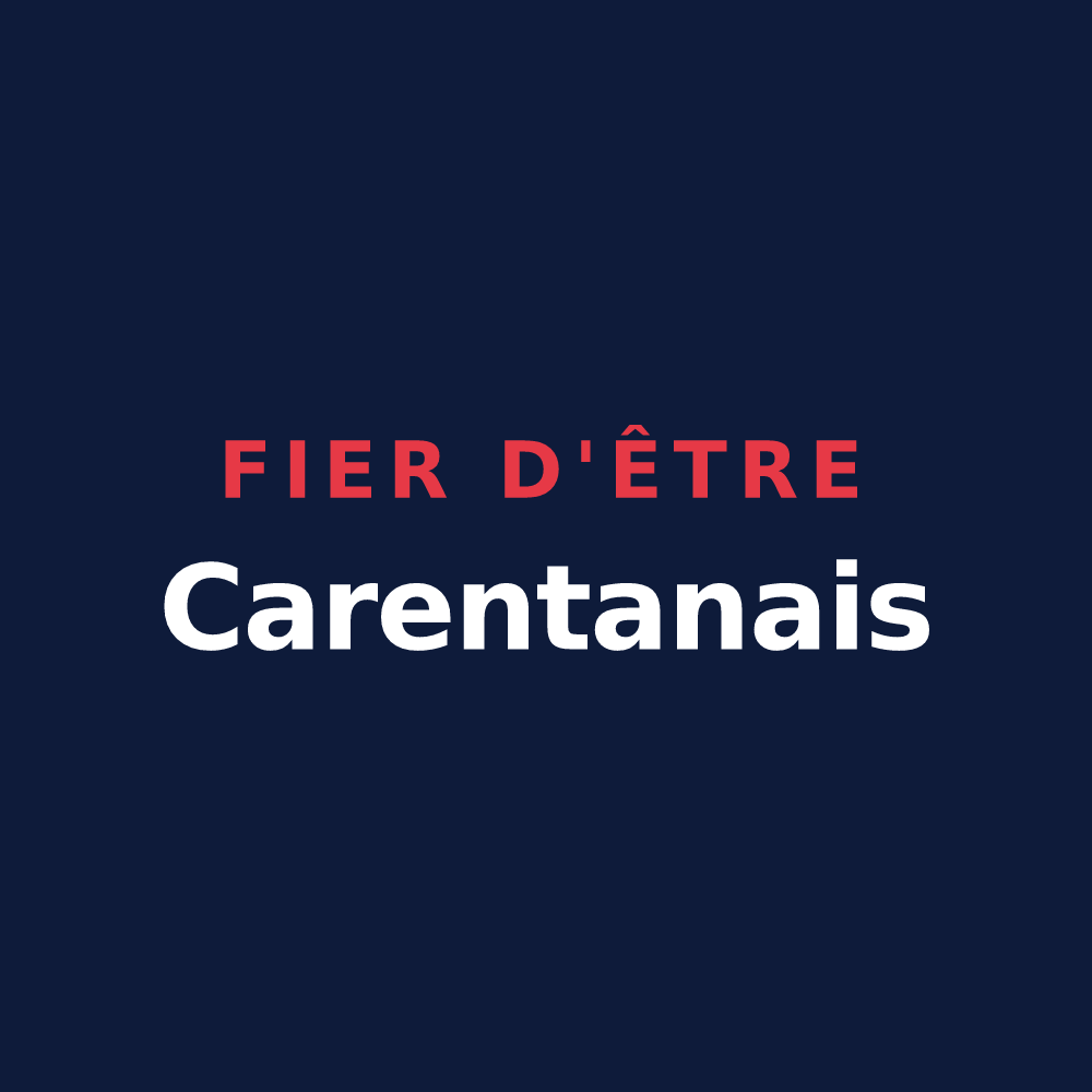 T-shirt « Fier d'être Carentanais » — design pour Carentan-les-Marais
