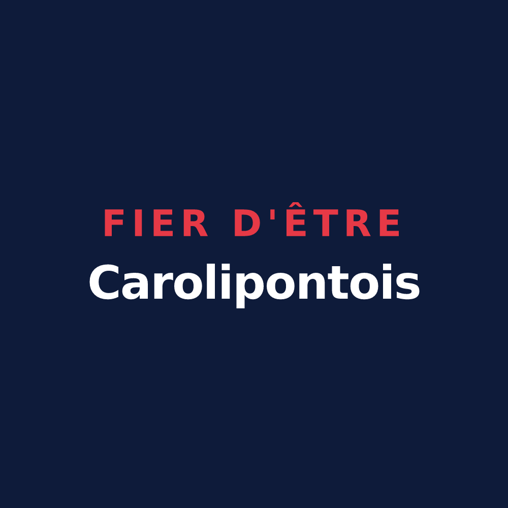 T-shirt « Fier d'être Carolipontois » — design pour Carlepont
