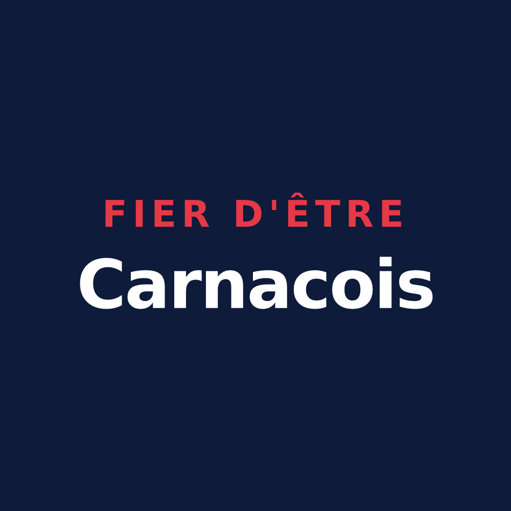 T-shirt « Fier d'être Carnacois » — design pour Carnac